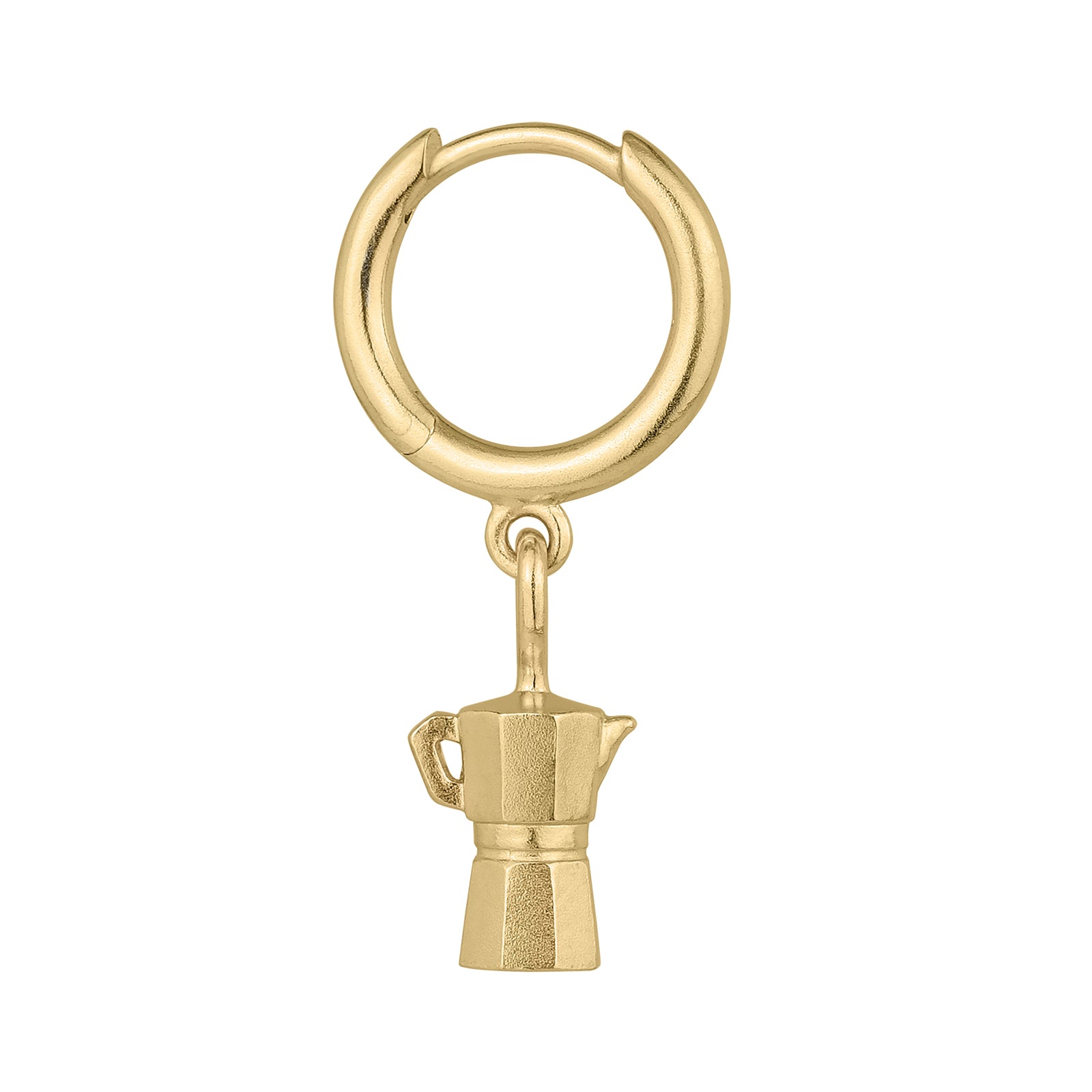 La Caffettiera Earring 14K Gold Plate
