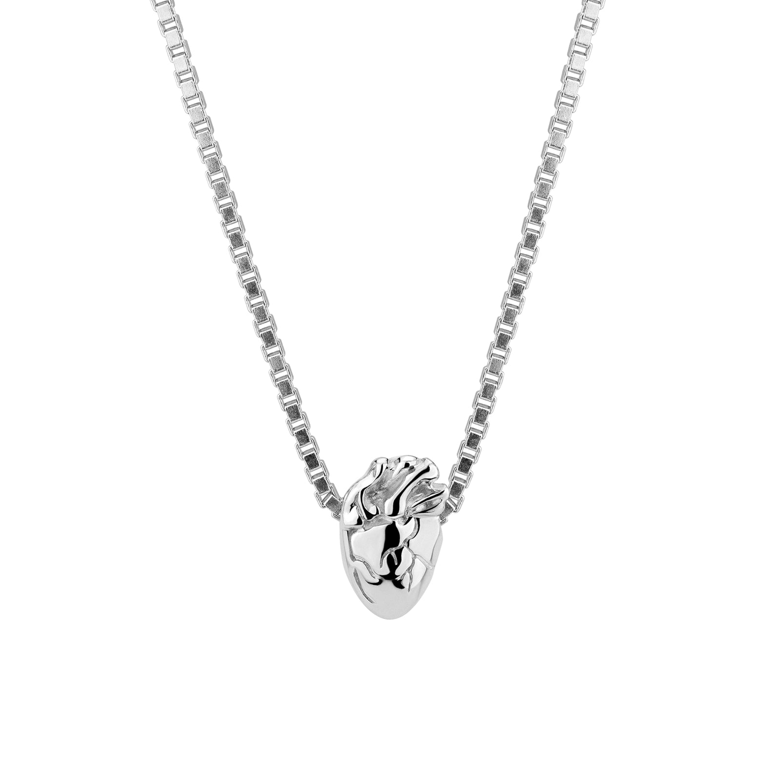 I Carry Your Heart Necklace Silver Set