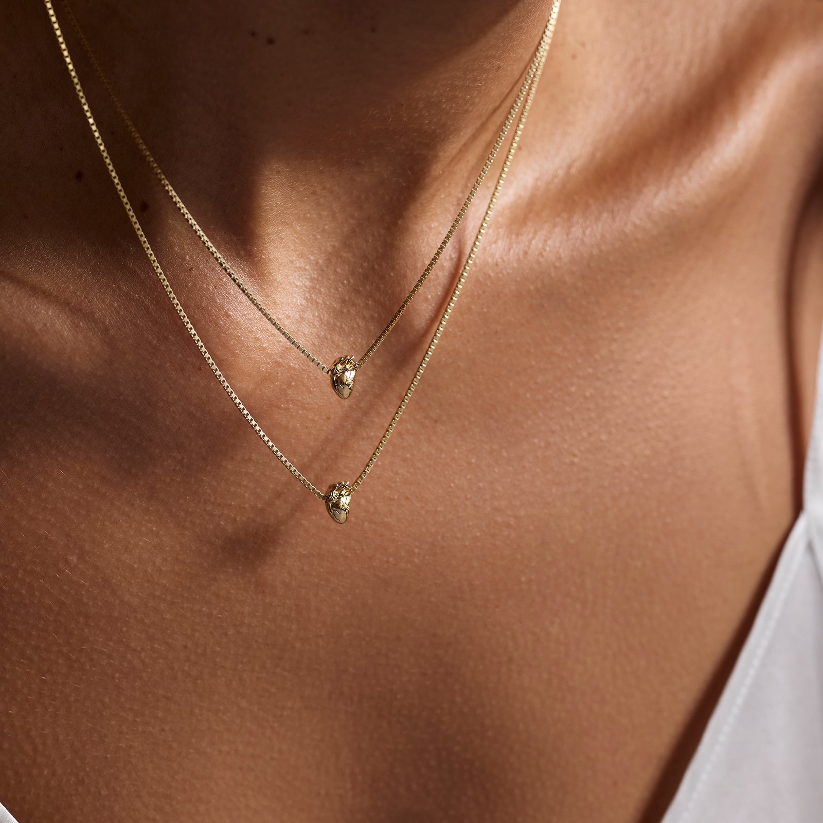 I Carry Your Heart Necklace 14K Gold Plate Set
