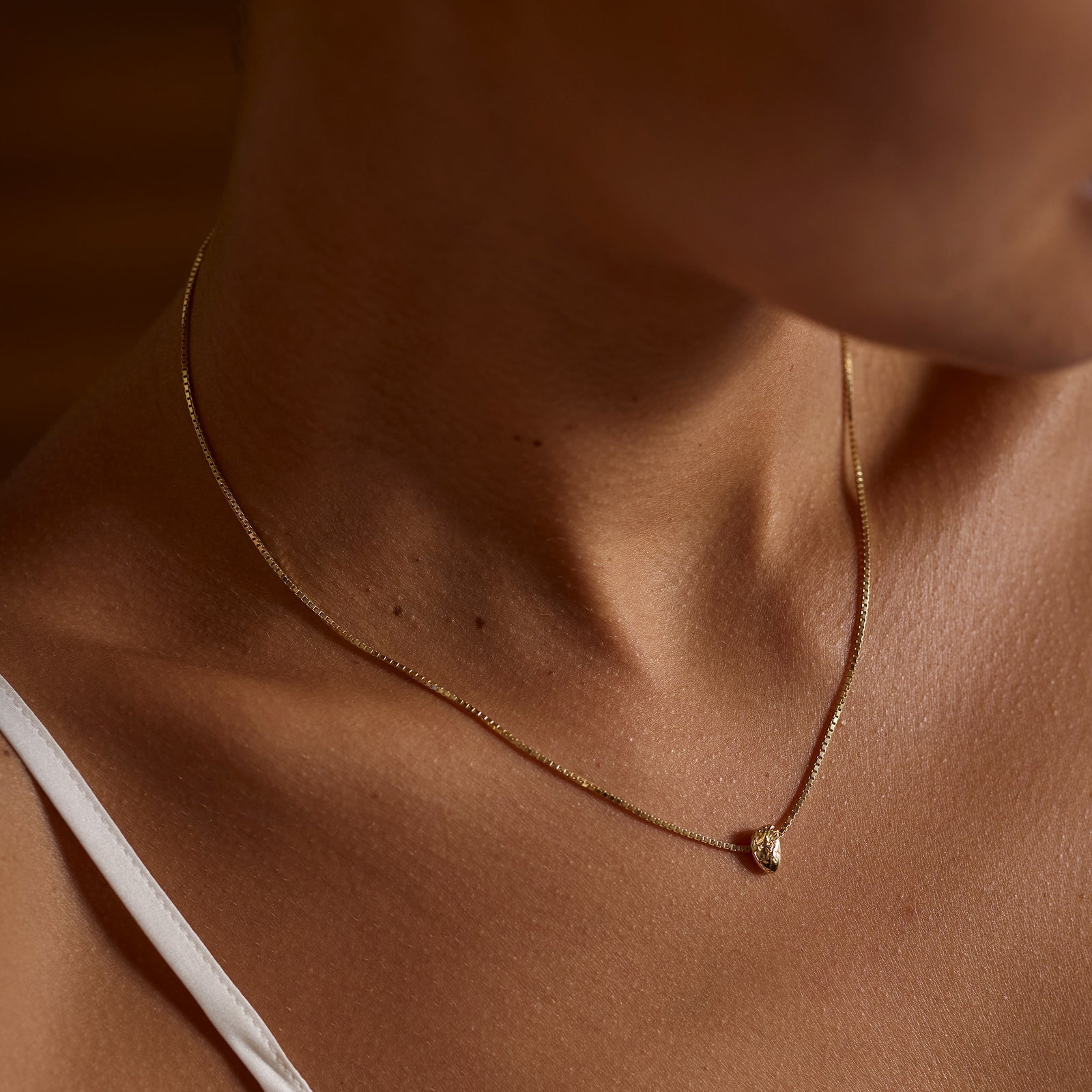 I Carry Your Heart Bracelet & Necklace 14K Gold Plate Set