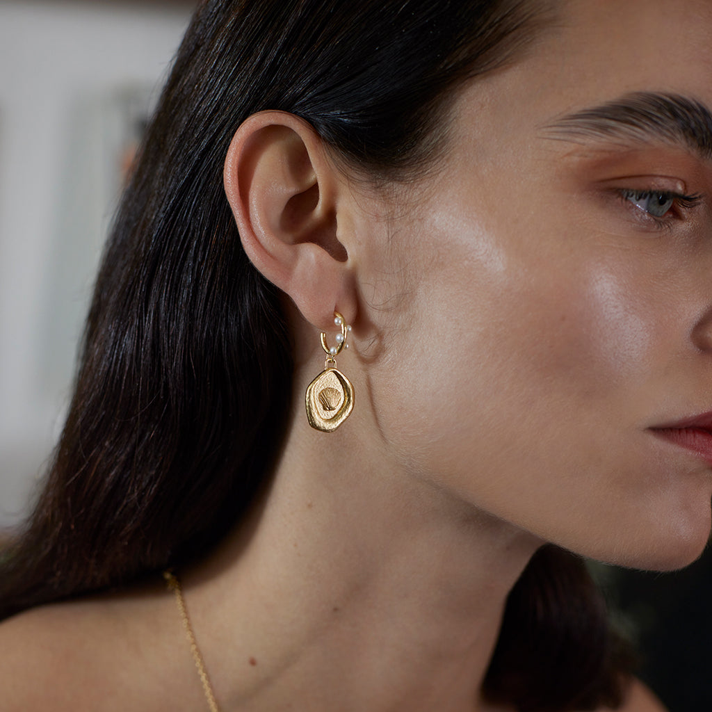 Isola Bella Earrings 14K Gold Plate