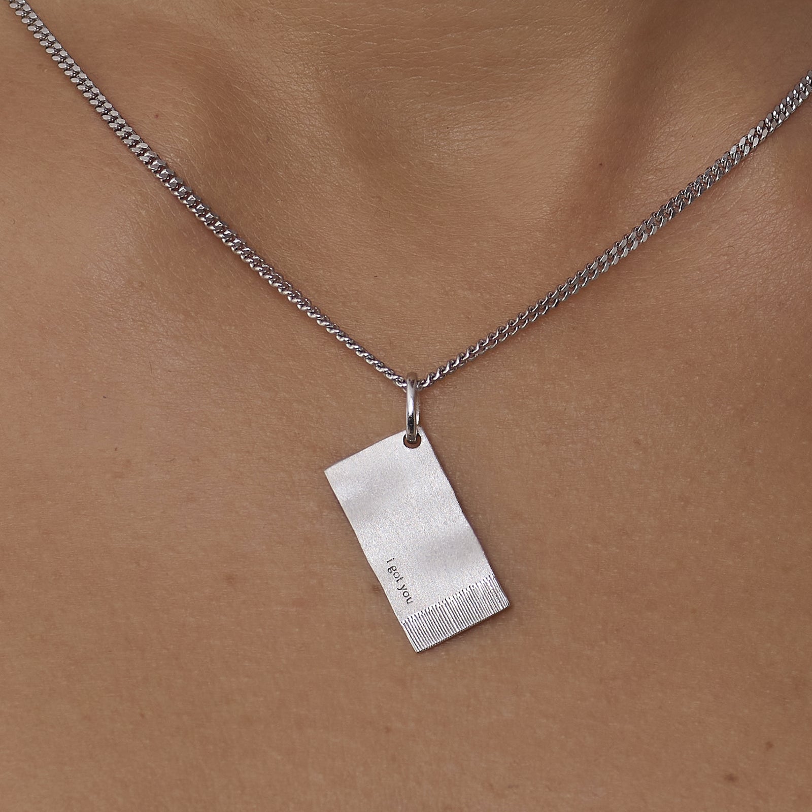 I GOT YOU | The Anchor Napkin Necklace Silver