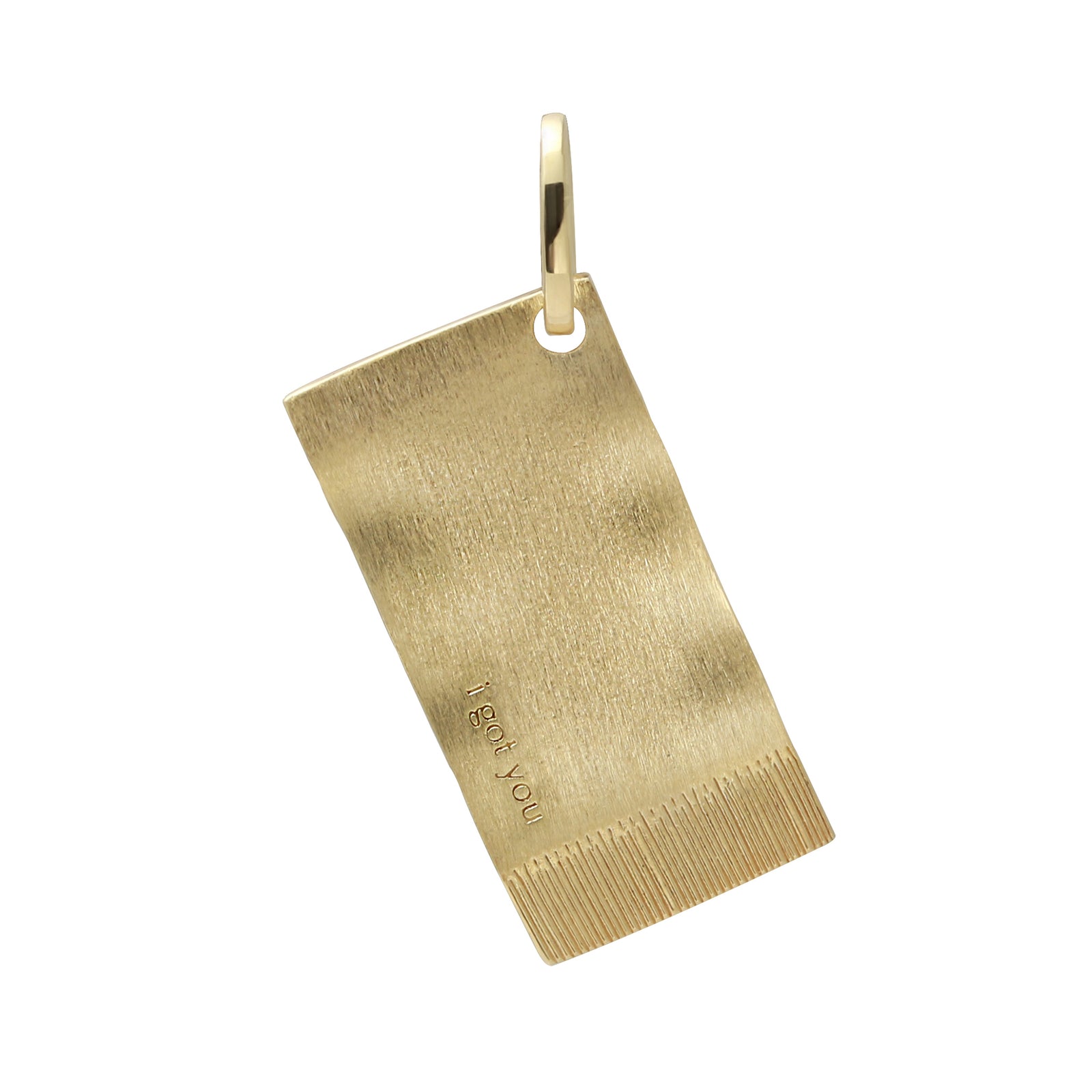 I GOT YOU | The Anchor Napkin Pendant 14K Gold Vermeil