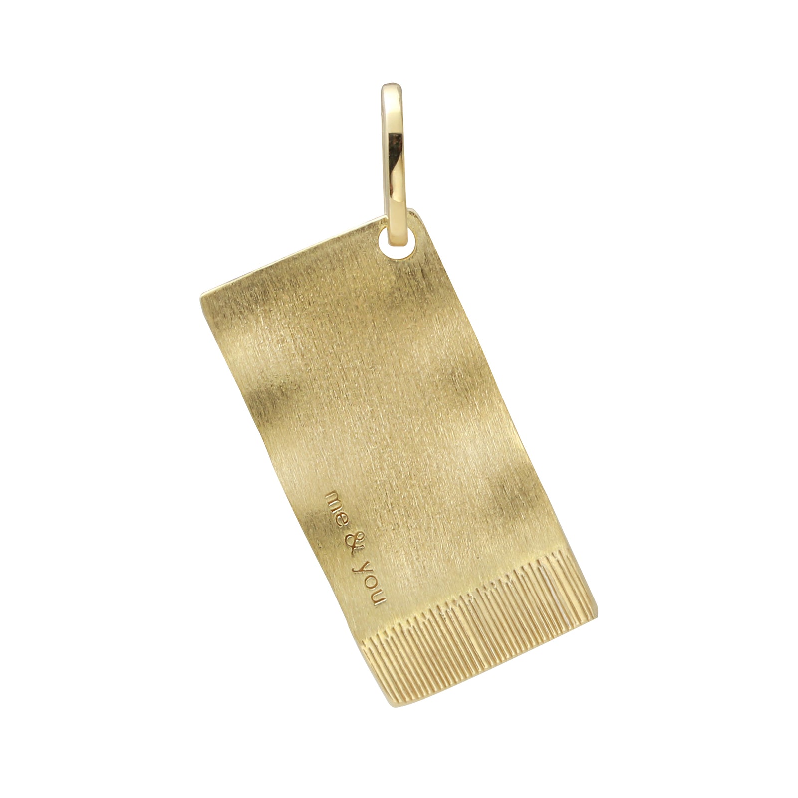 ME & YOU | The Constant Napkin Pendant 14K Gold Vermeil