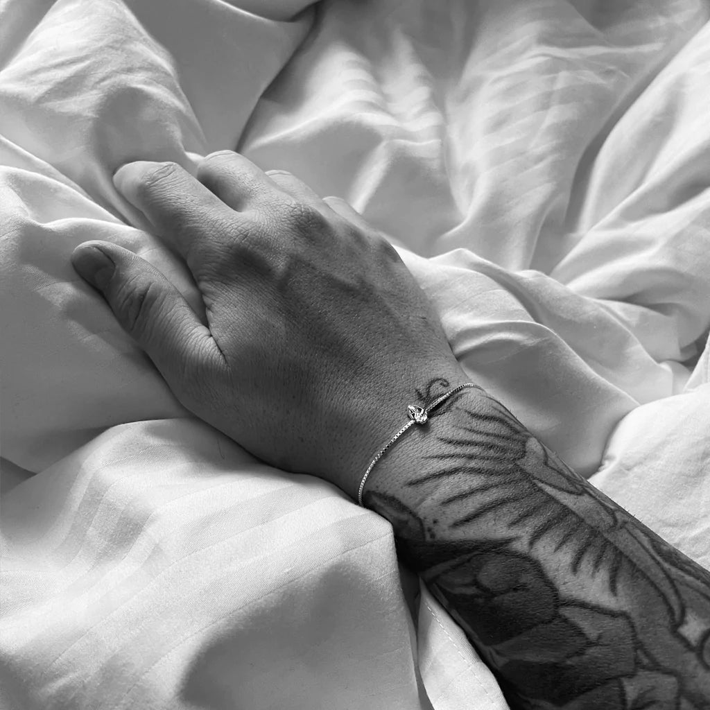 I Carry Your Heart Bracelet & Necklace Silver Set