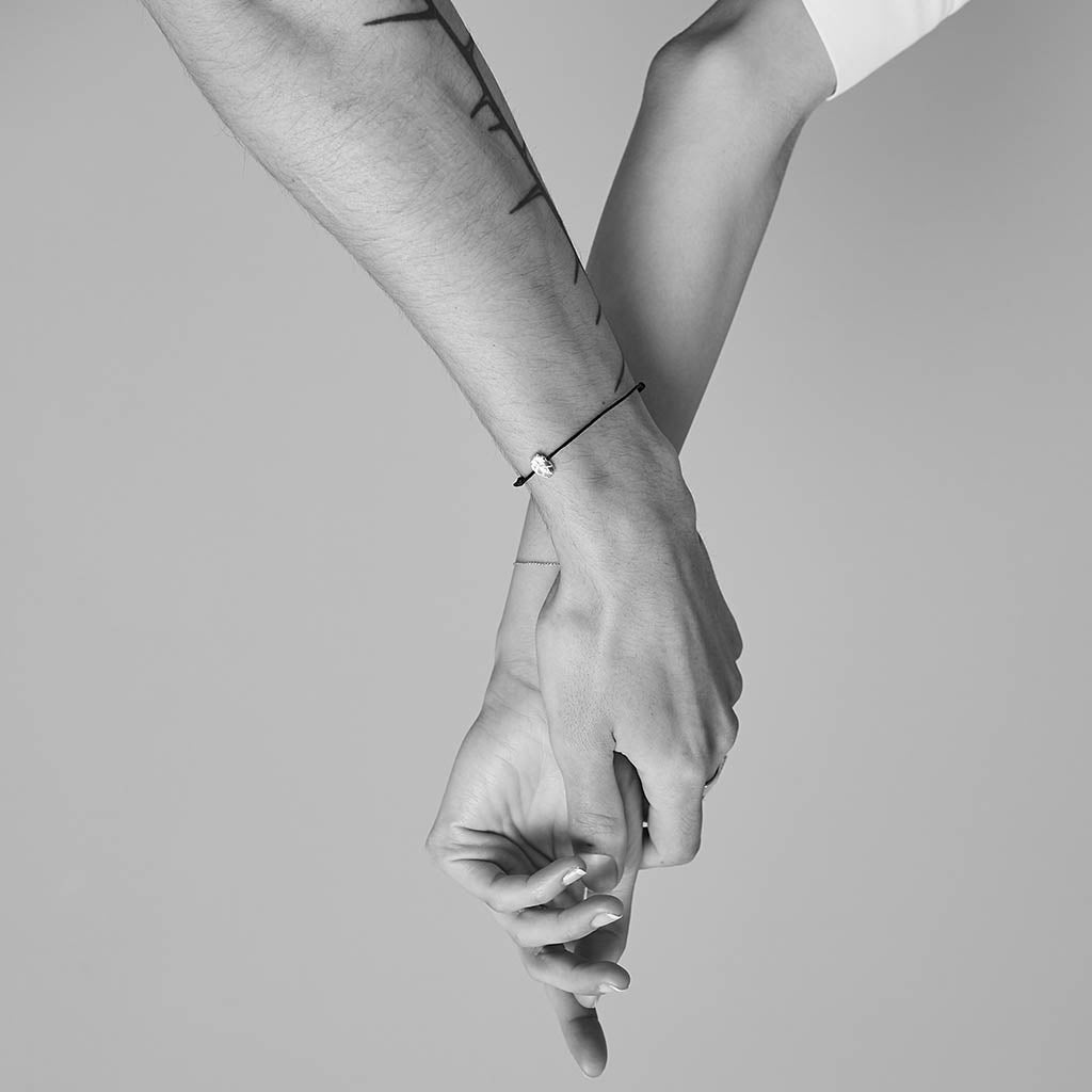 I Carry Your Heart Connector Silver