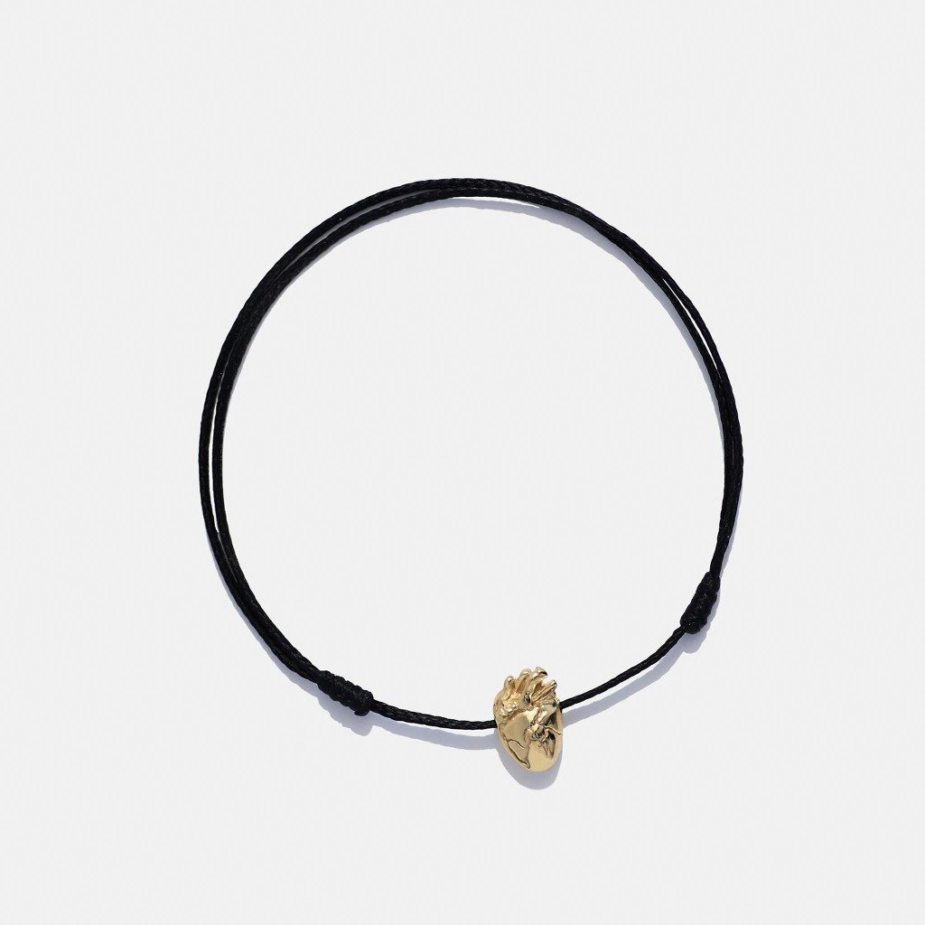 I Carry Your Heart Bracelet & Connector 14K Gold Plate Set