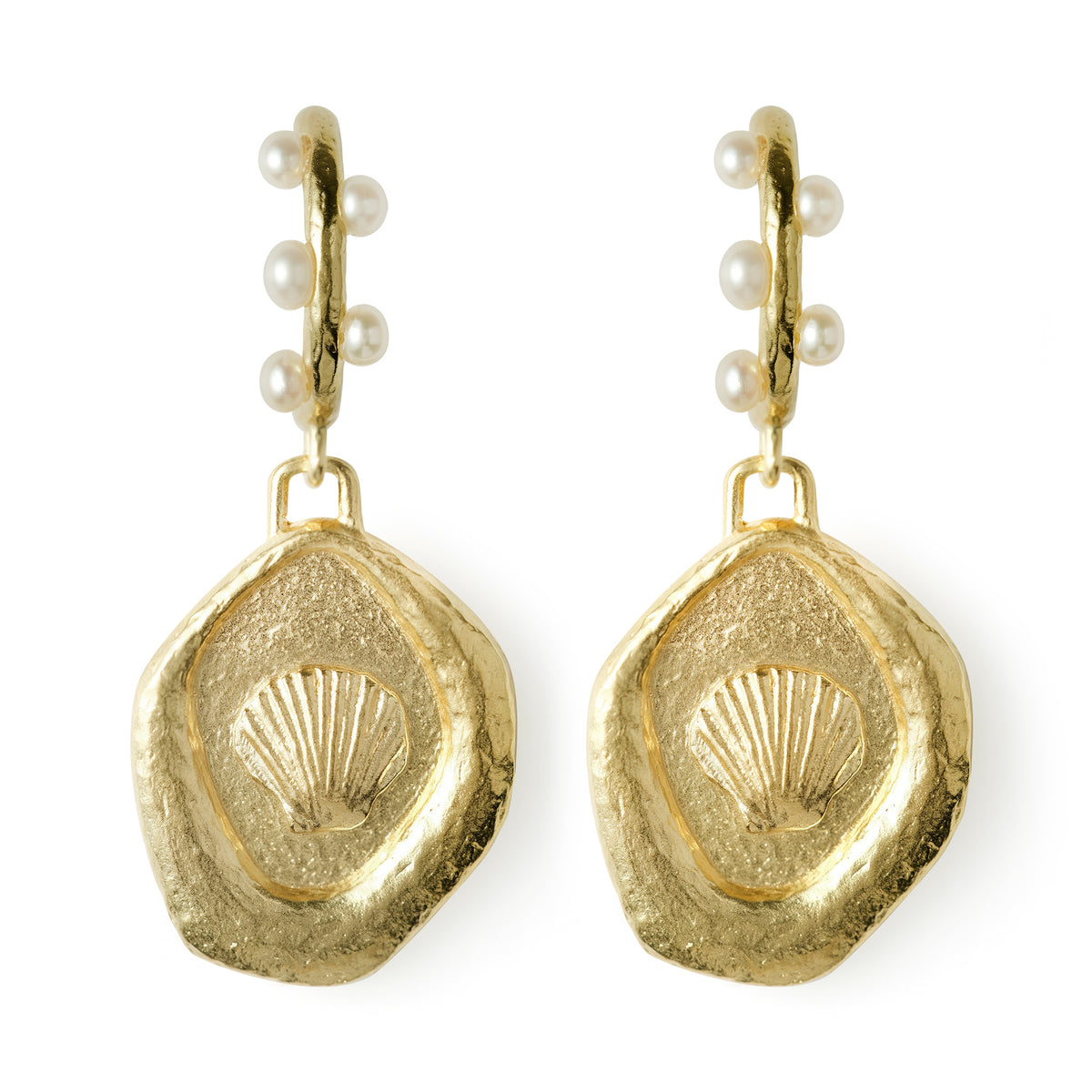 Isola Bella Earrings 14K Gold Plate