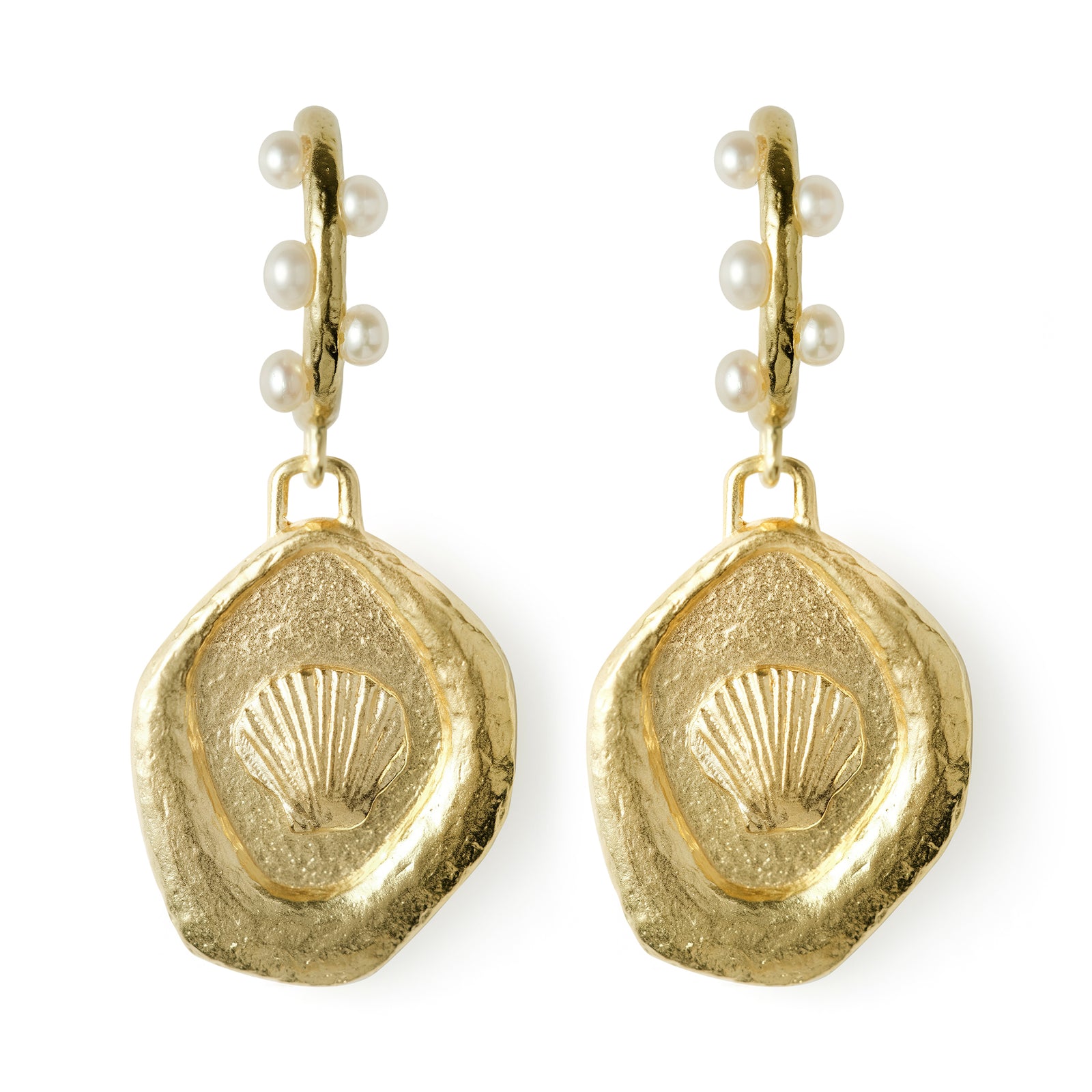 Isola Bella Earrings 14K Gold Plate