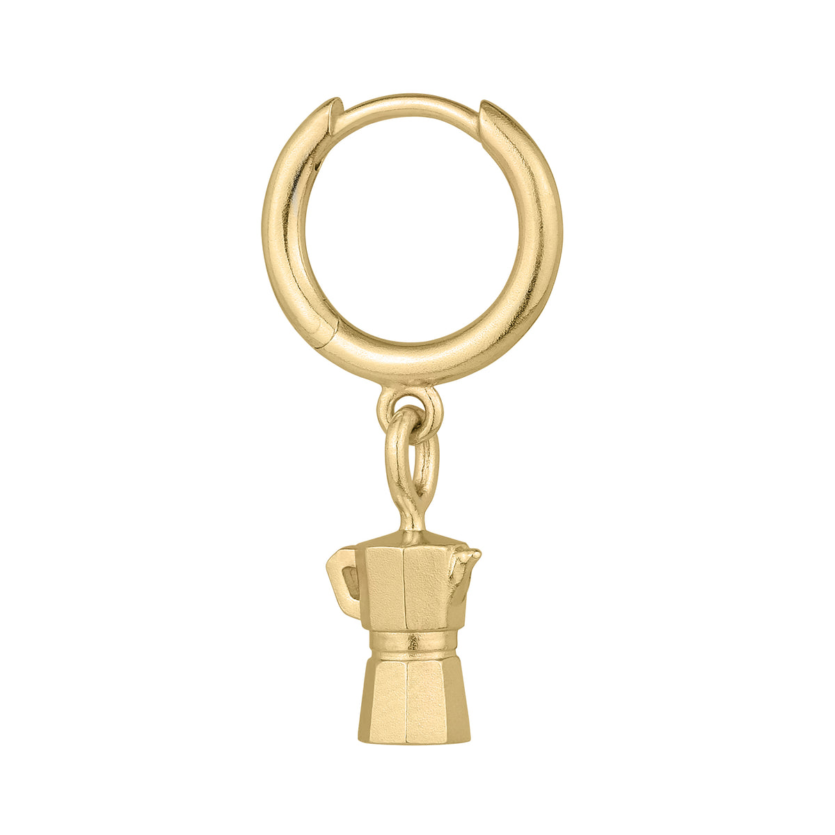 La Caffettiera Earring 14K Gold Plate