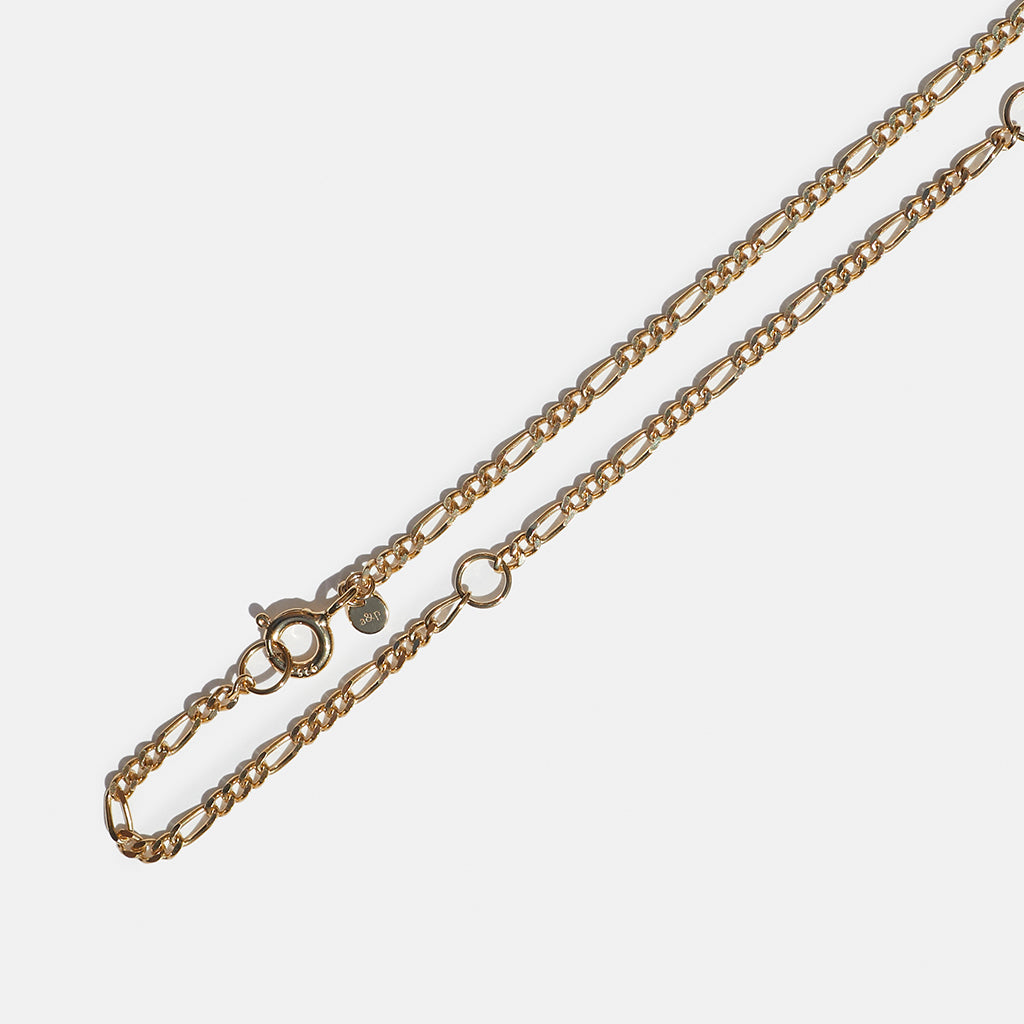 Figaro Chain 14K Gold Plate