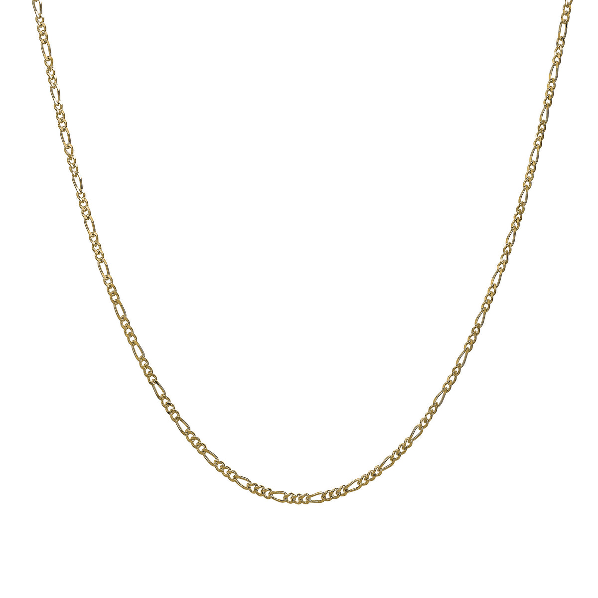Figaro Chain 14K Gold Plate