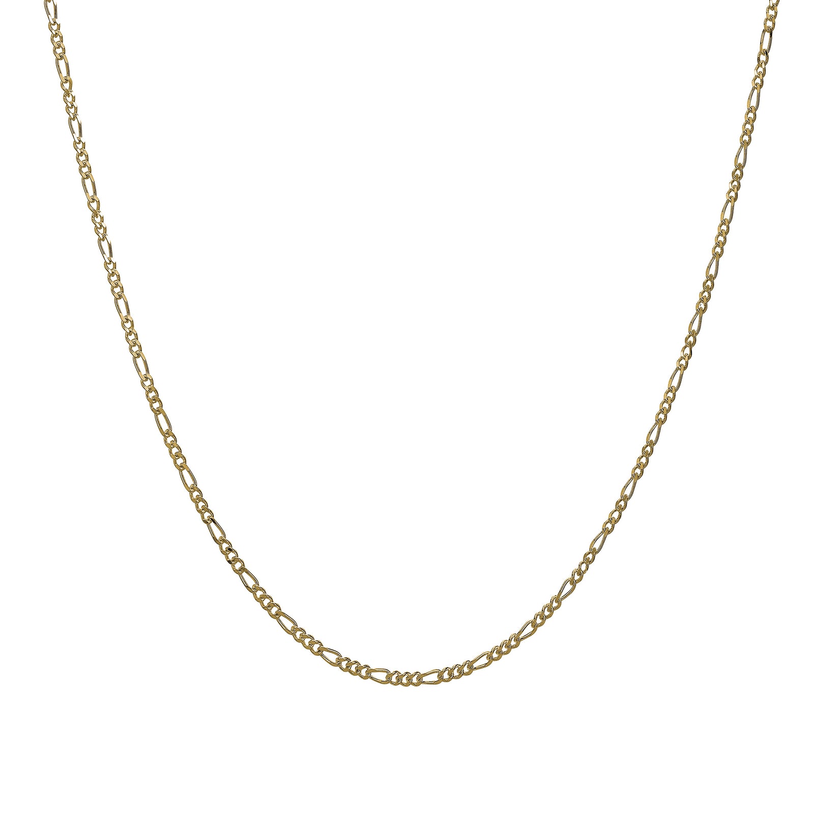 Figaro Chain 14K Gold Plate