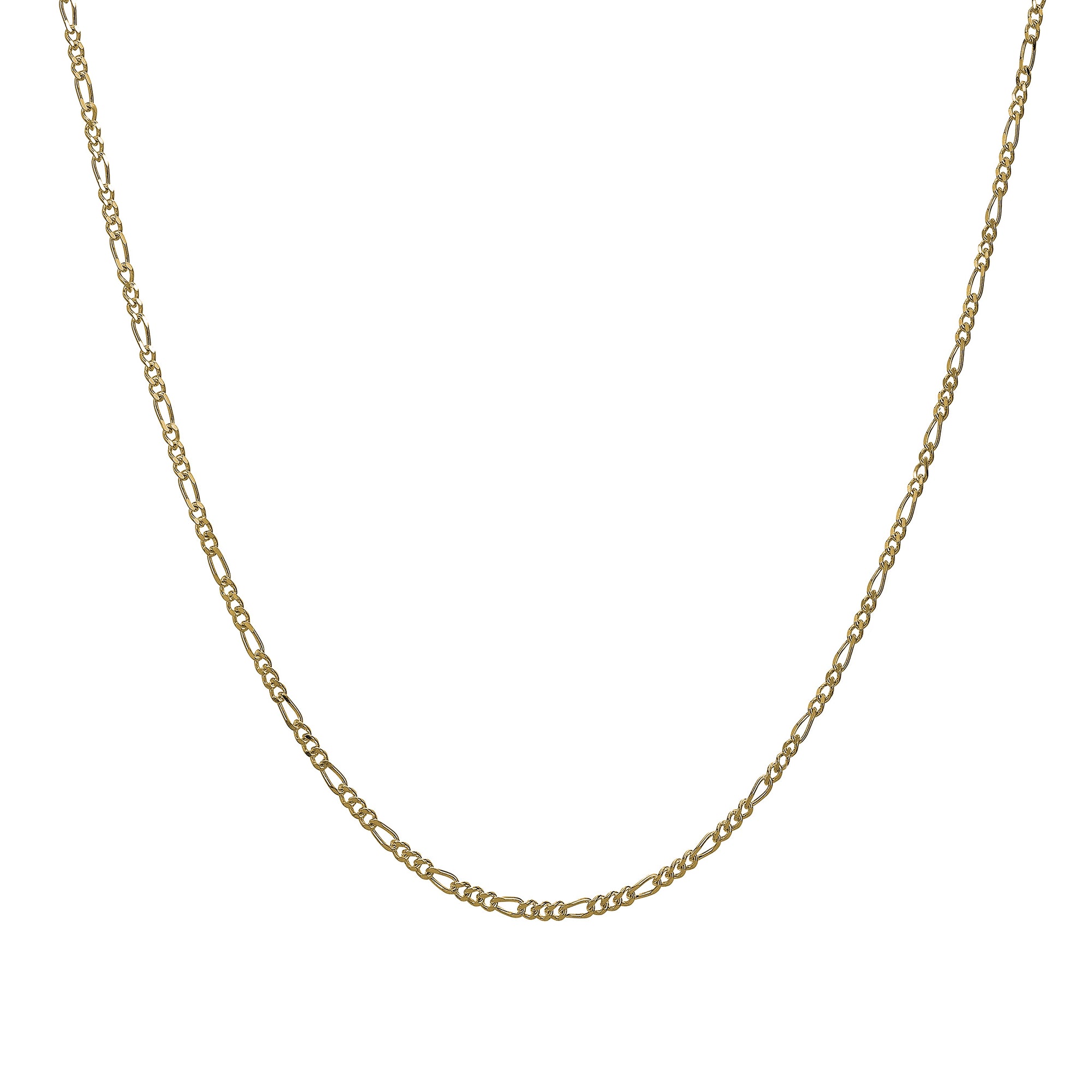 Figaro Chain 14K Gold Plate
