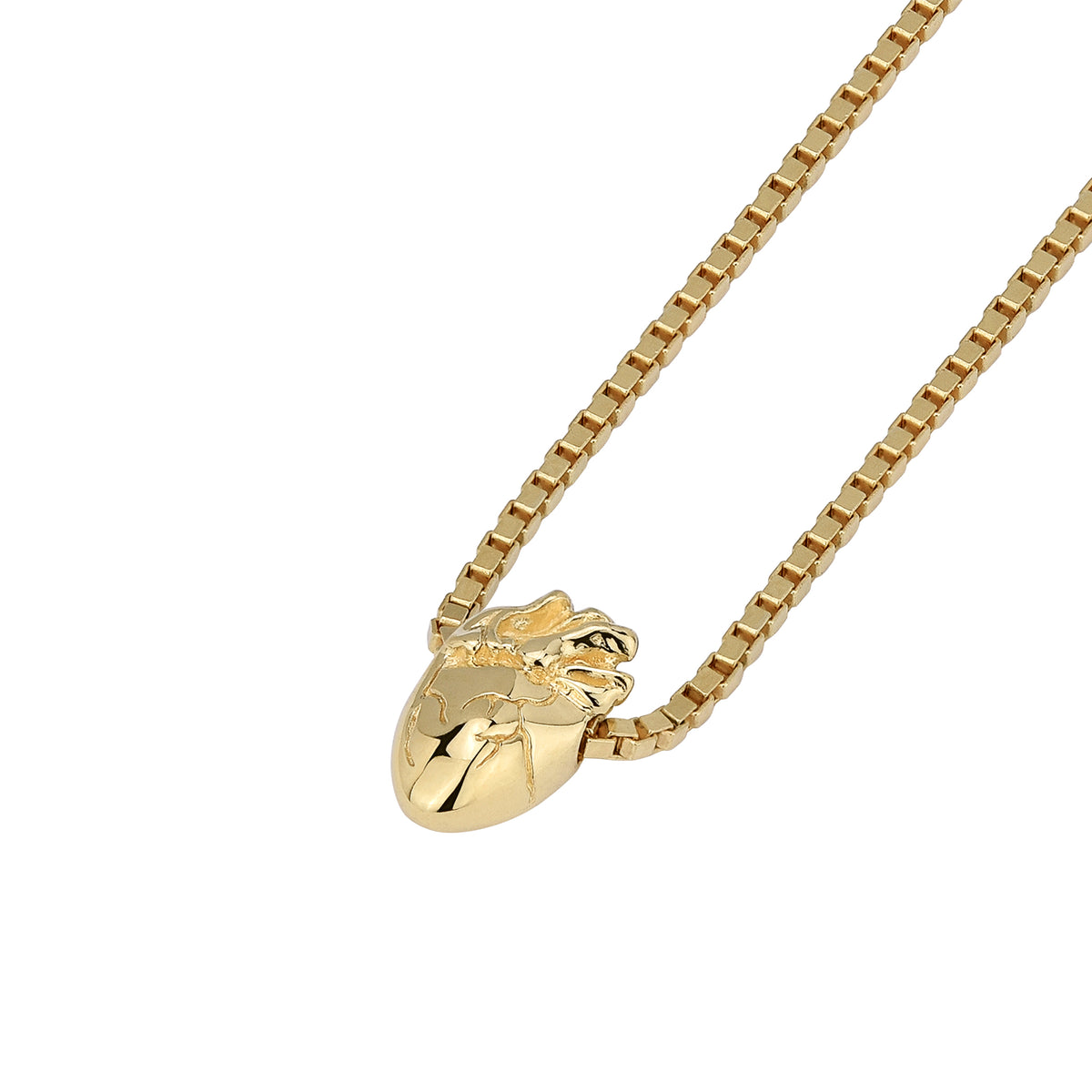 I Carry Your Heart Necklace 14K Gold Plate