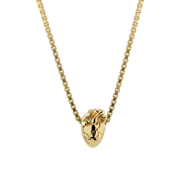 I Carry Your Heart Necklace 14K Gold Plate