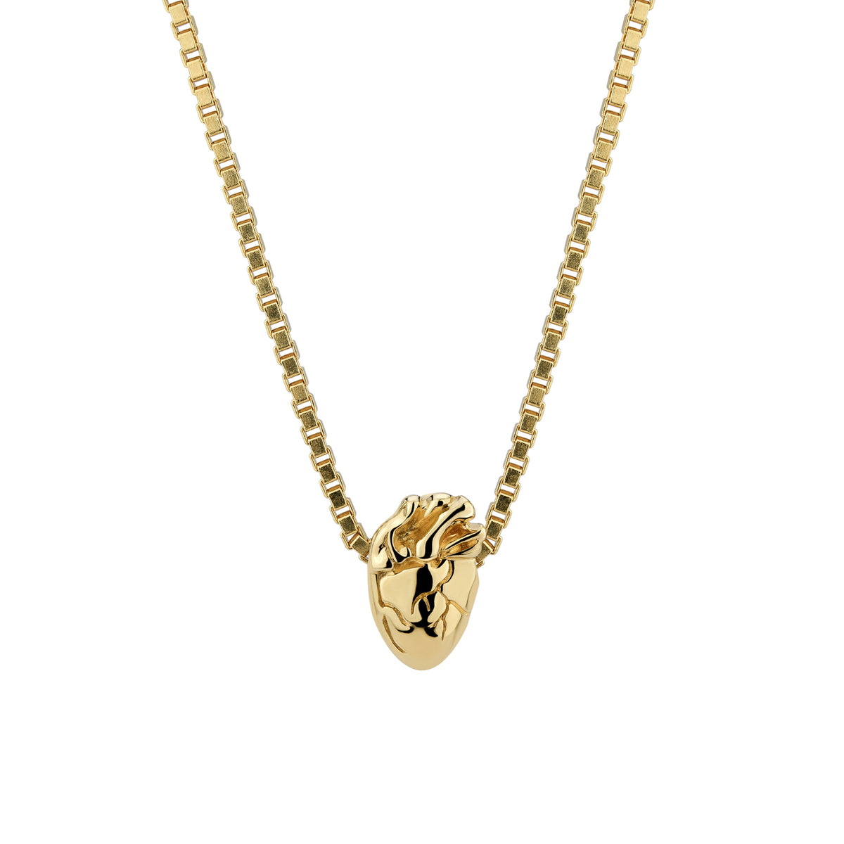 I Carry Your Heart Necklace 14K Gold Plate