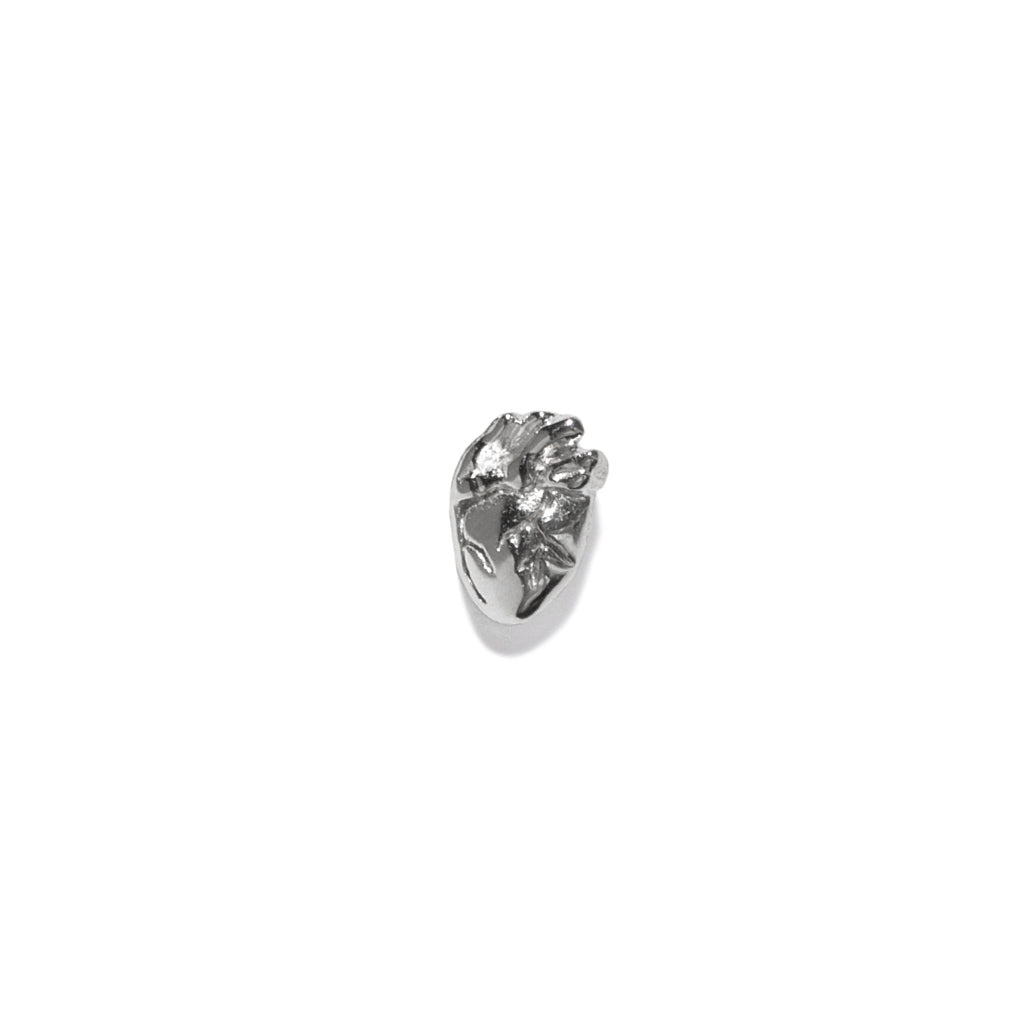 I Carry Your Heart Earring | Single Silver