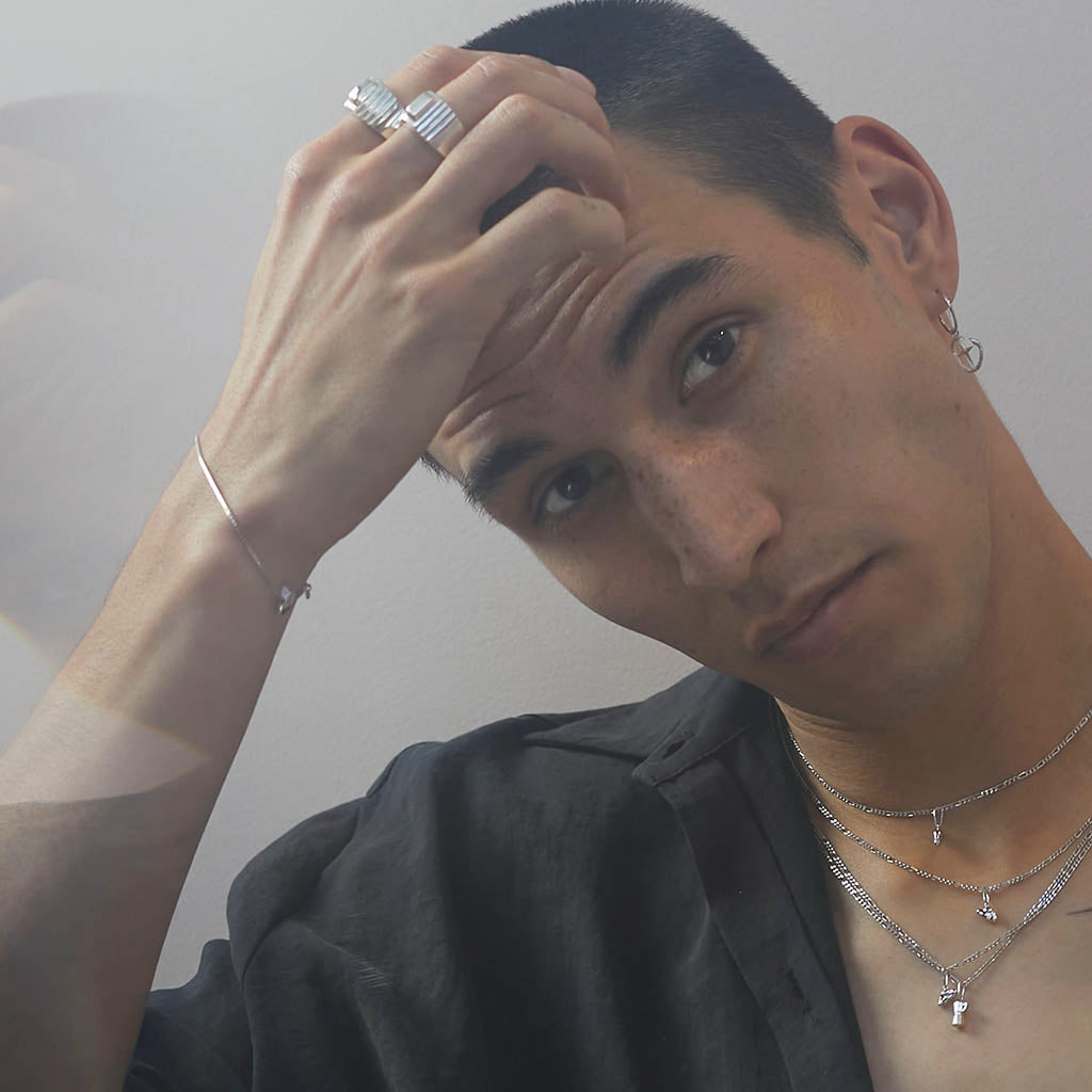 I Carry Your Heart Bracelet 14K Gold Plate &amp; Silver Set