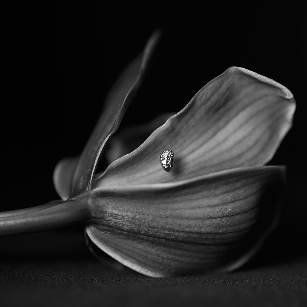 I Carry Your Heart Earring Single 14K Gold Plate