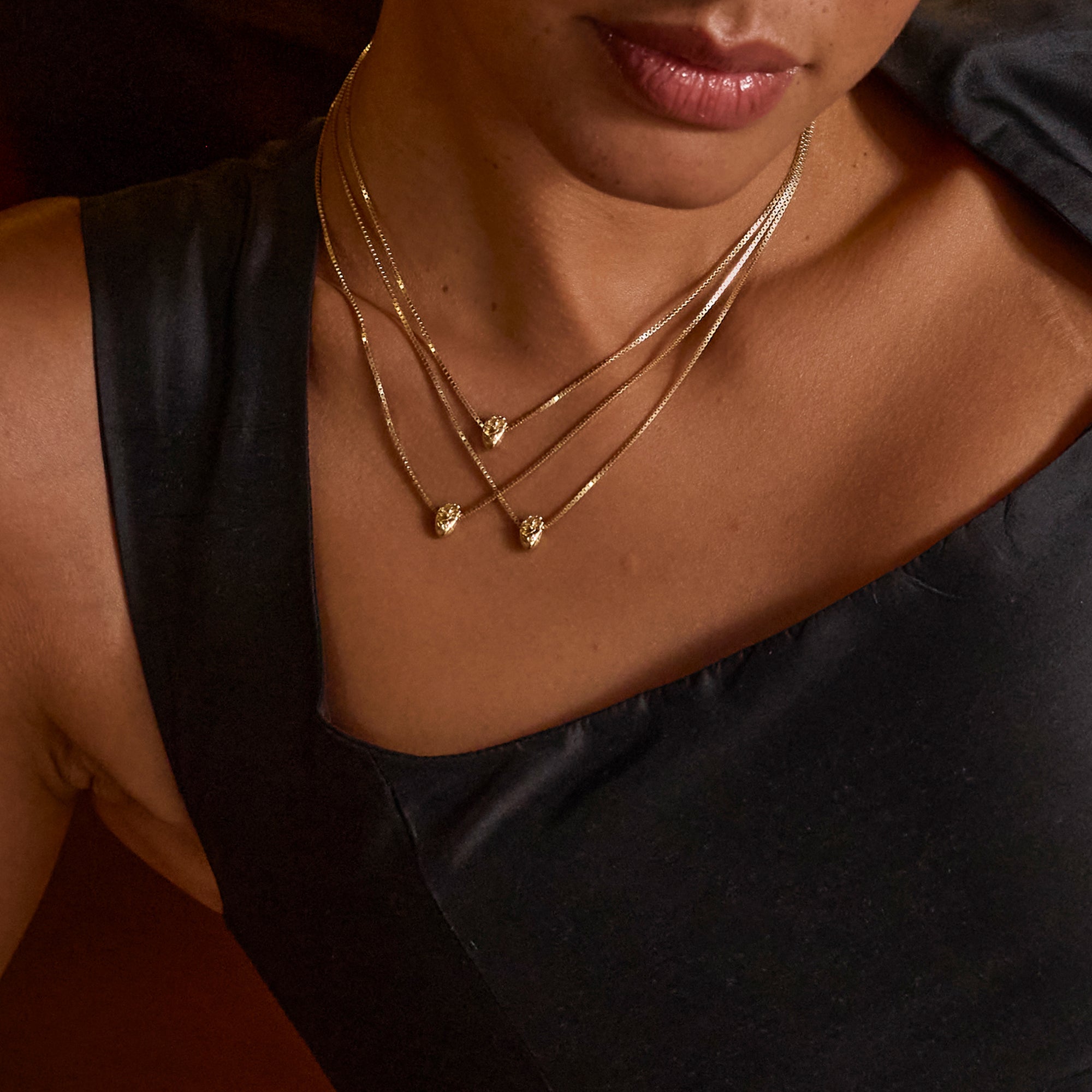 I Carry Your Heart Necklace 14K Gold Plate