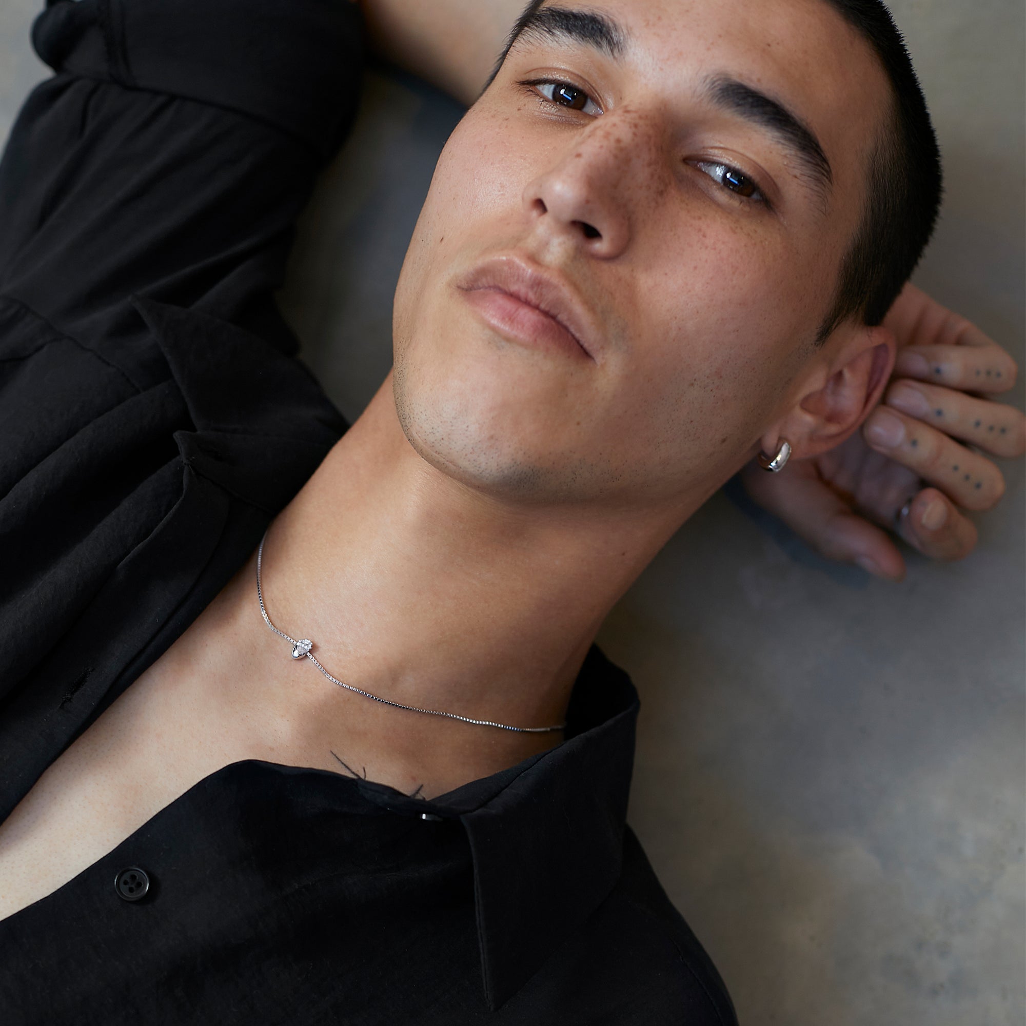 I Carry Your Heart Necklace Silver