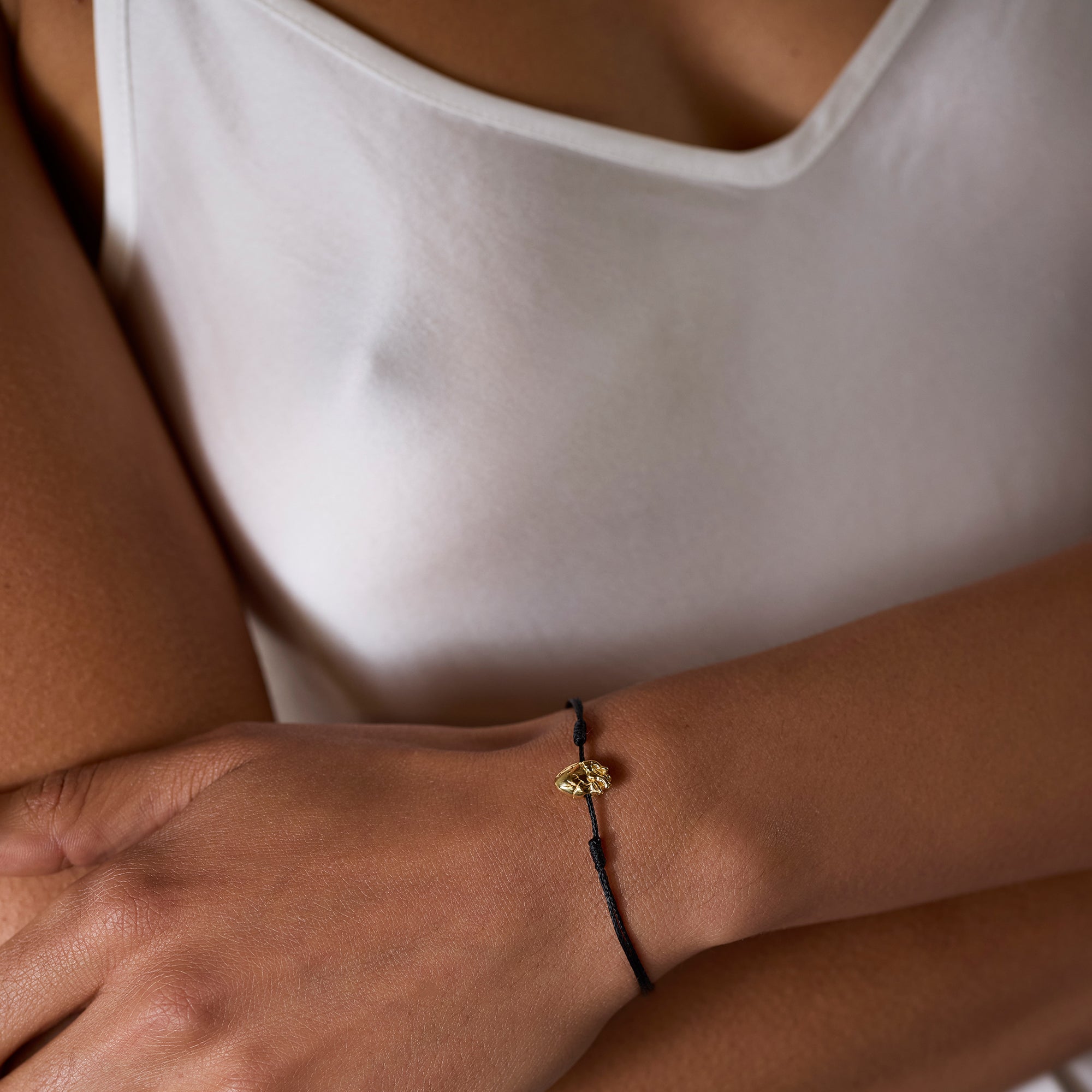 I Carry Your Heart Bracelet & Connector 14K Gold Plate Set