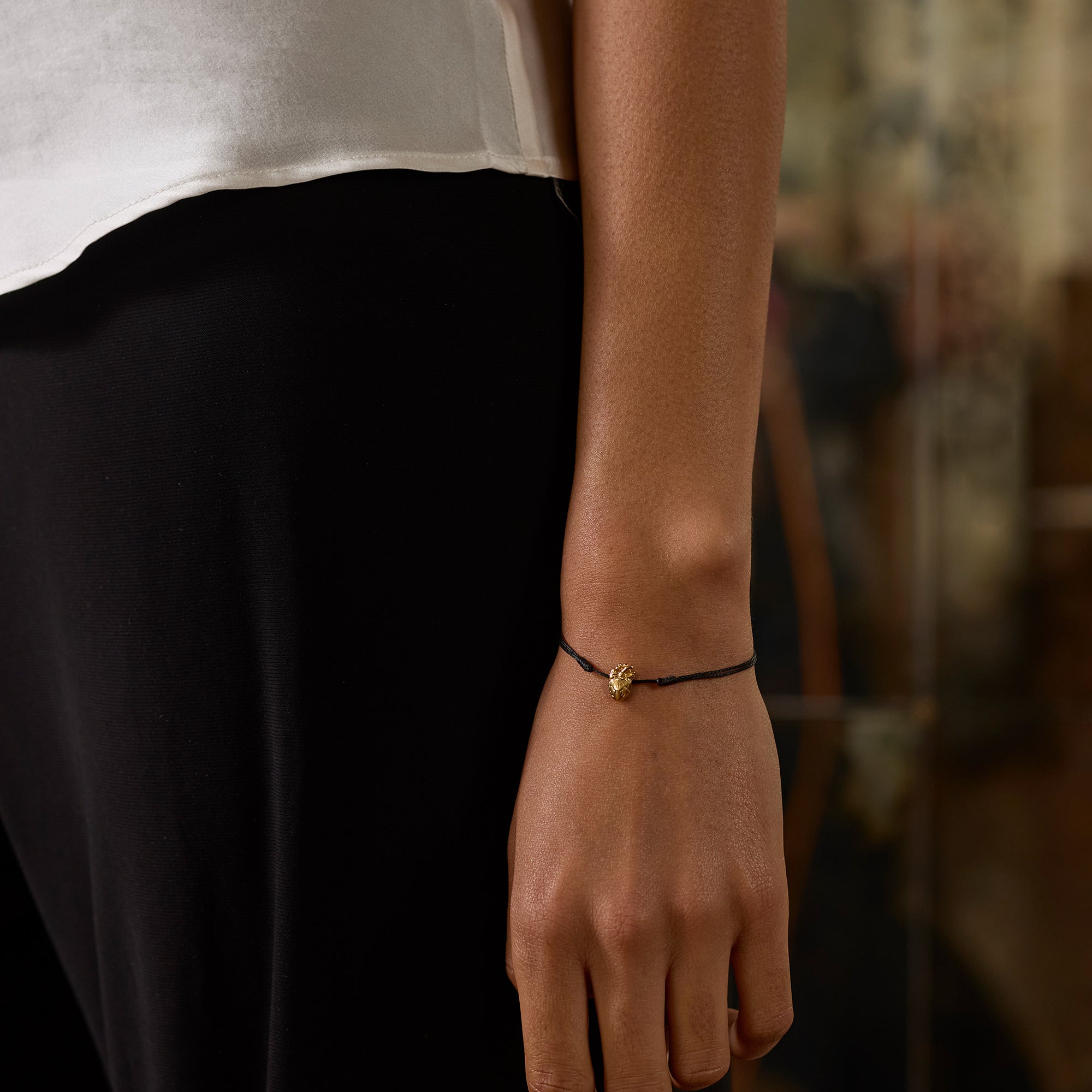 I Carry Your Heart Bracelet & Connector 14K Gold Plate Set