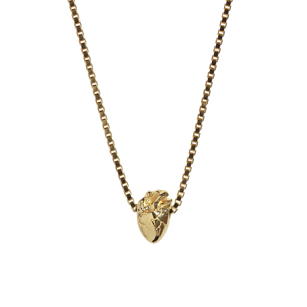 I Carry Your Heart Necklace 14K Gold Plate