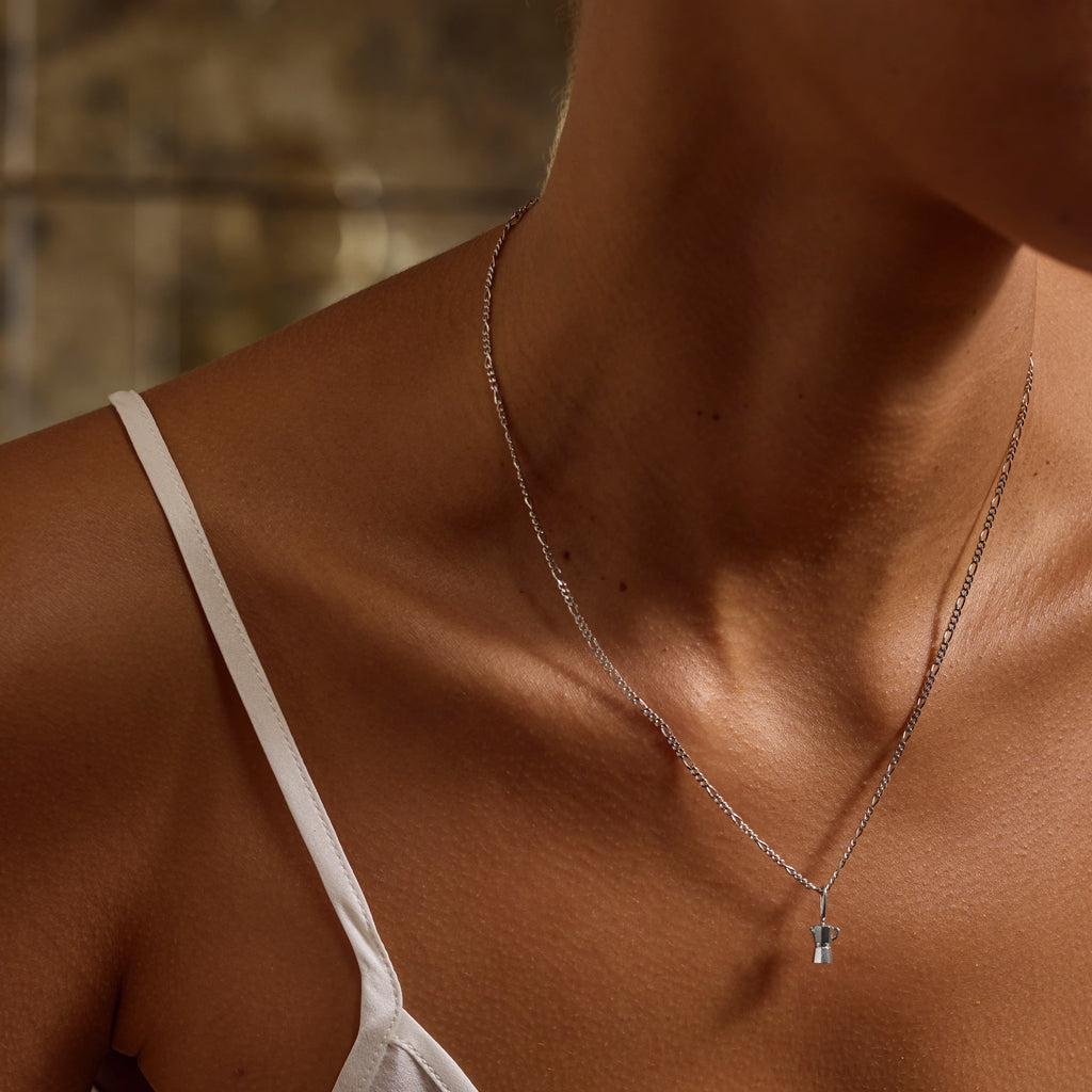La Caffettiera Necklace Silver
