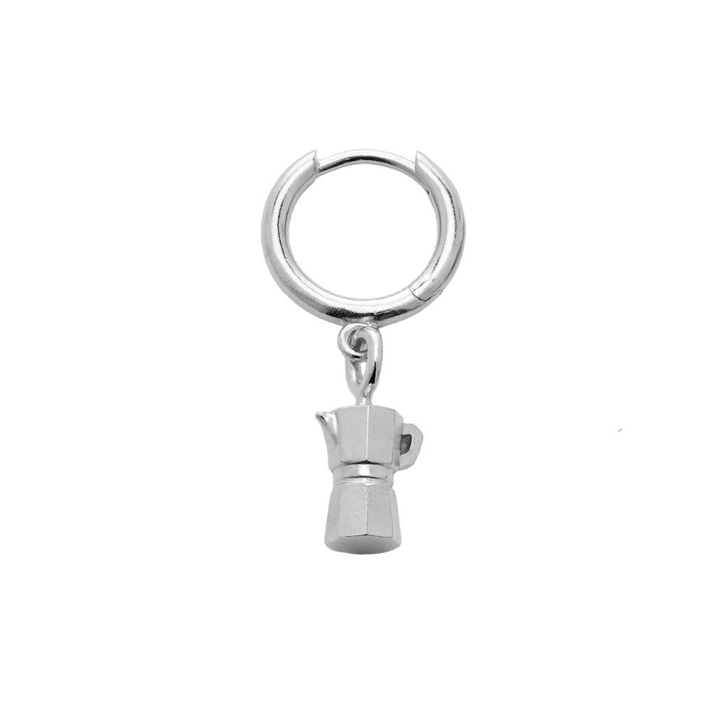 La Caffettiera Earring Silver