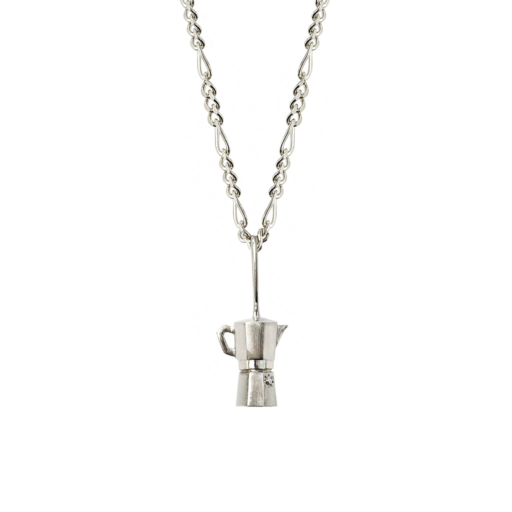 La Caffettiera Necklace Silver