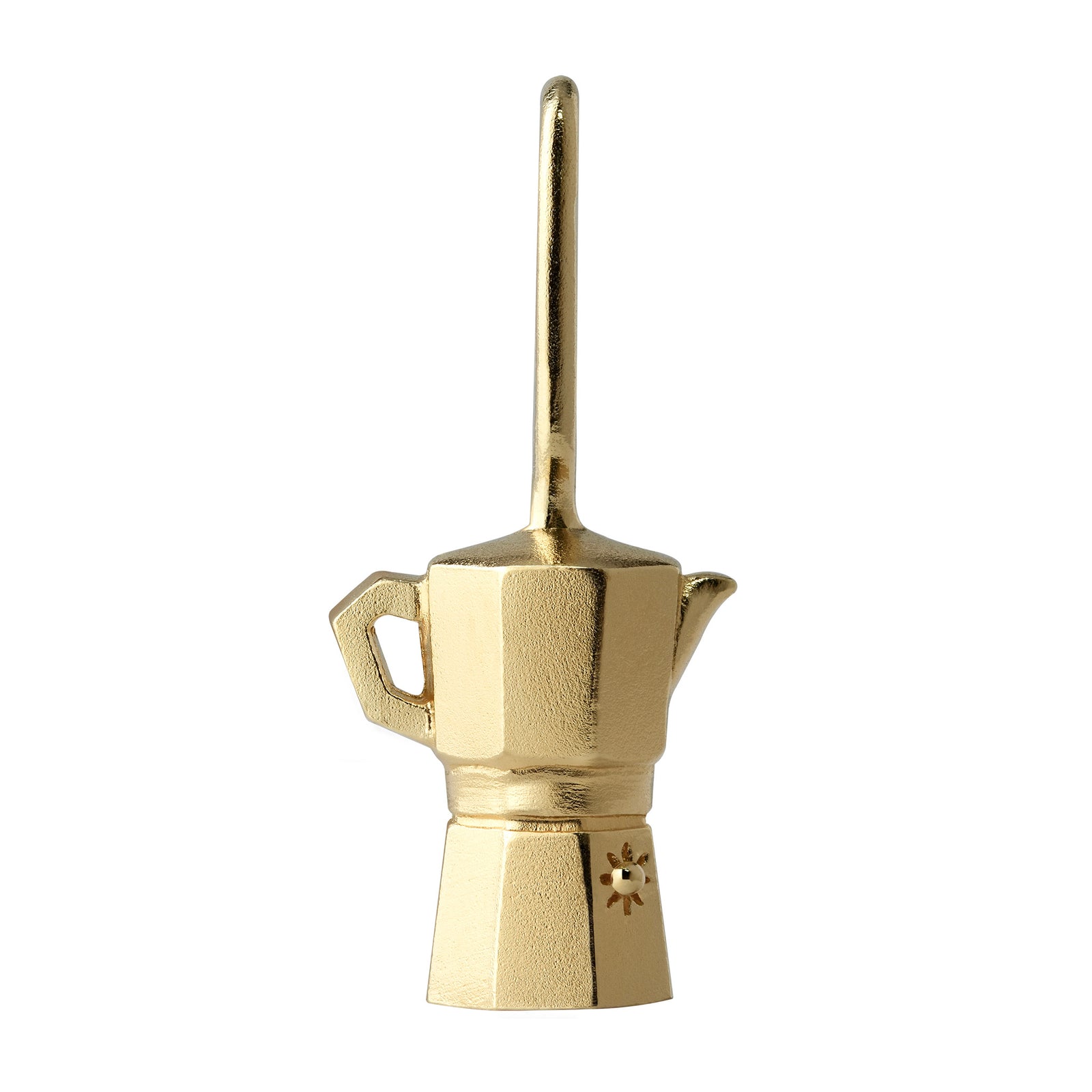 La Caffettiera Charm 14K Gold Plate