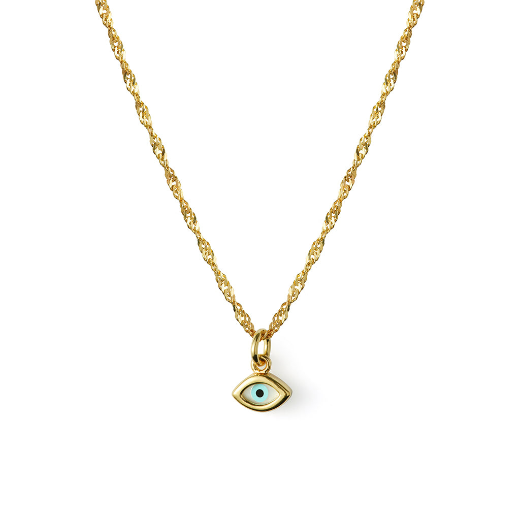 Mati Evil Eye Necklace | Gold Plate