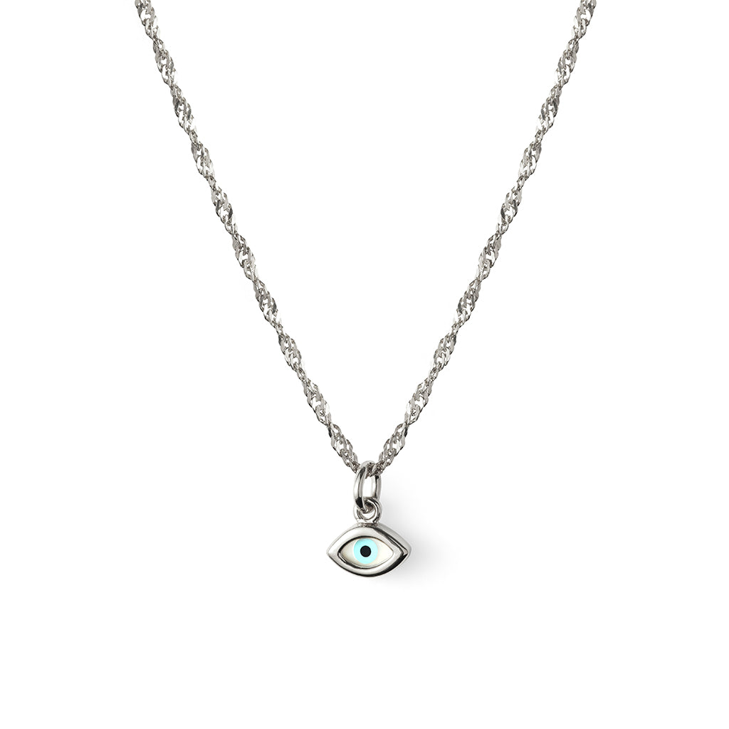 Mati Evil Eye Necklace | Silver