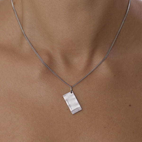 I FUCKING ADORE YOU | The Spark Napkin Necklace Silver