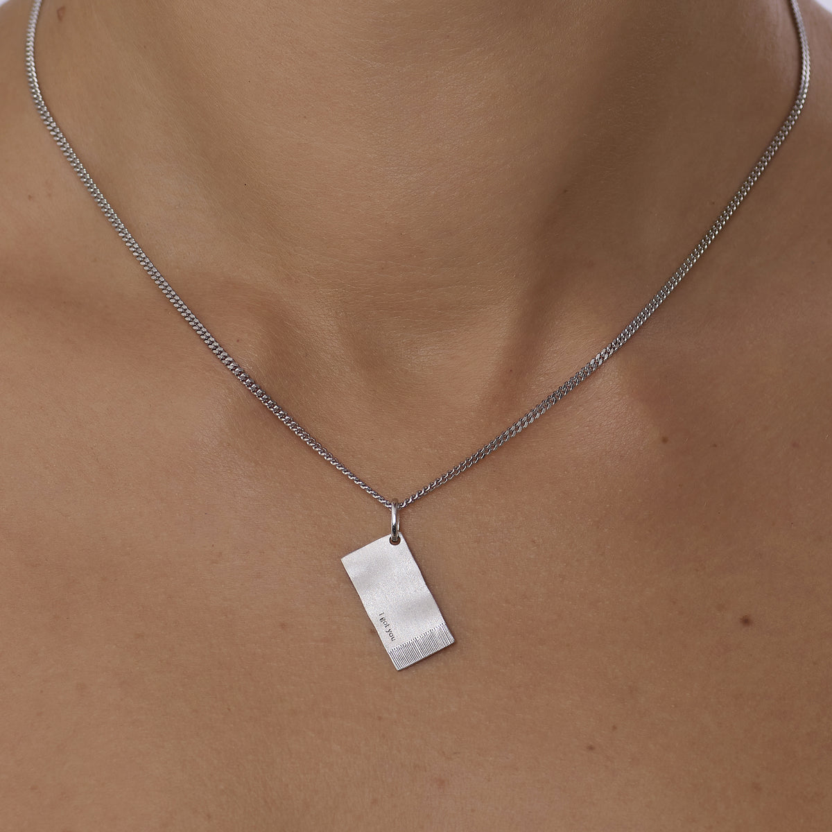 I GOT YOU | The Anchor Napkin Necklace Silver