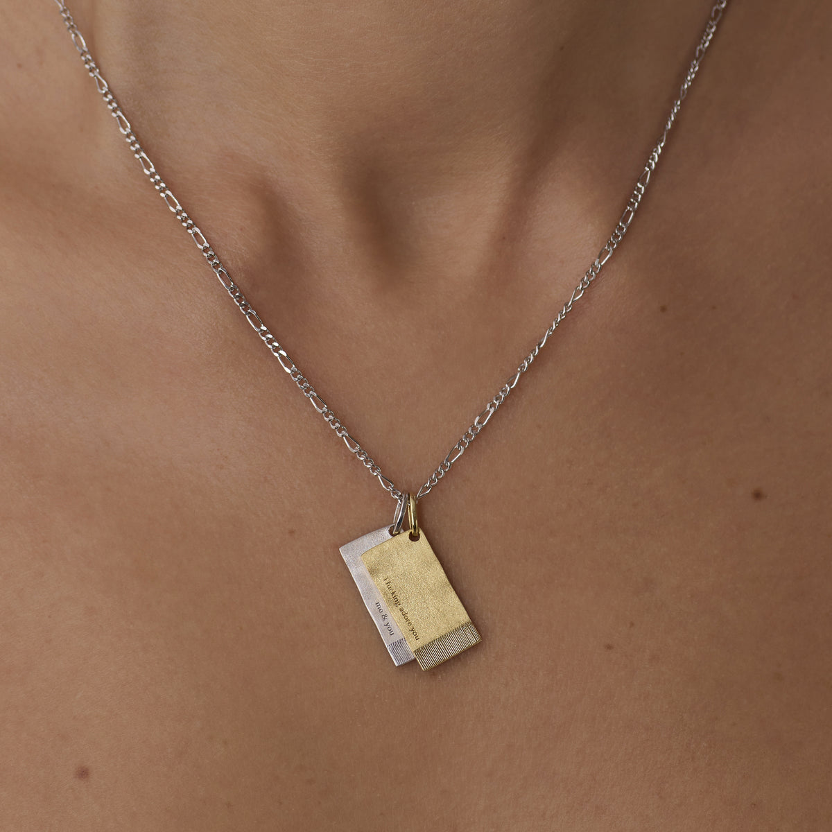 I FUCKING ADORE YOU | The Spark Napkin Pendant 14K Gold Vermeil PRE ORDER
