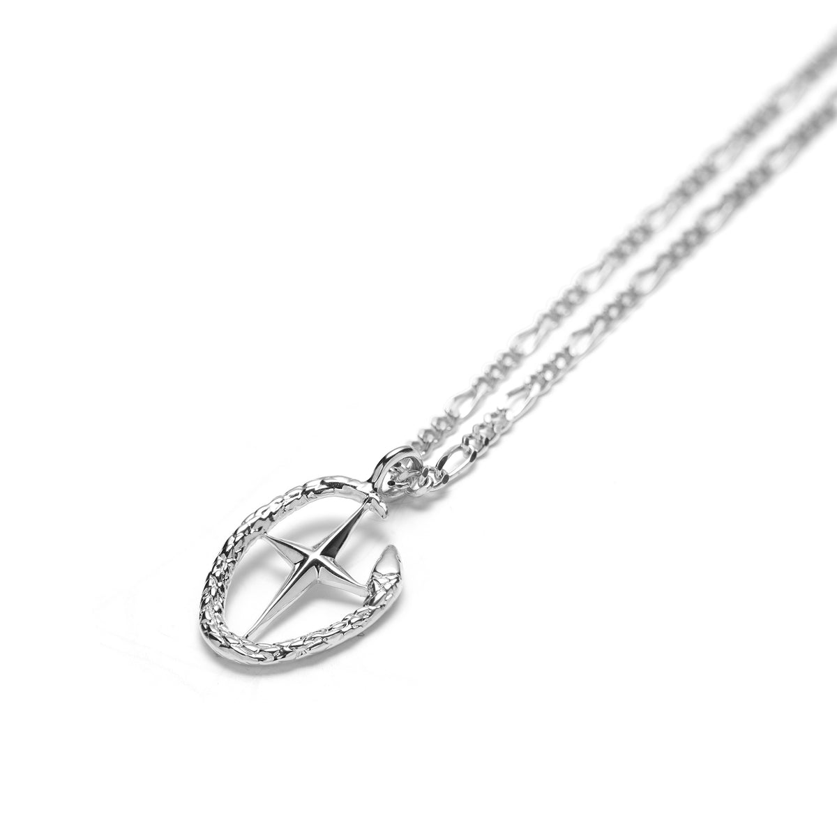 Shield Of Athena Necklace Silver