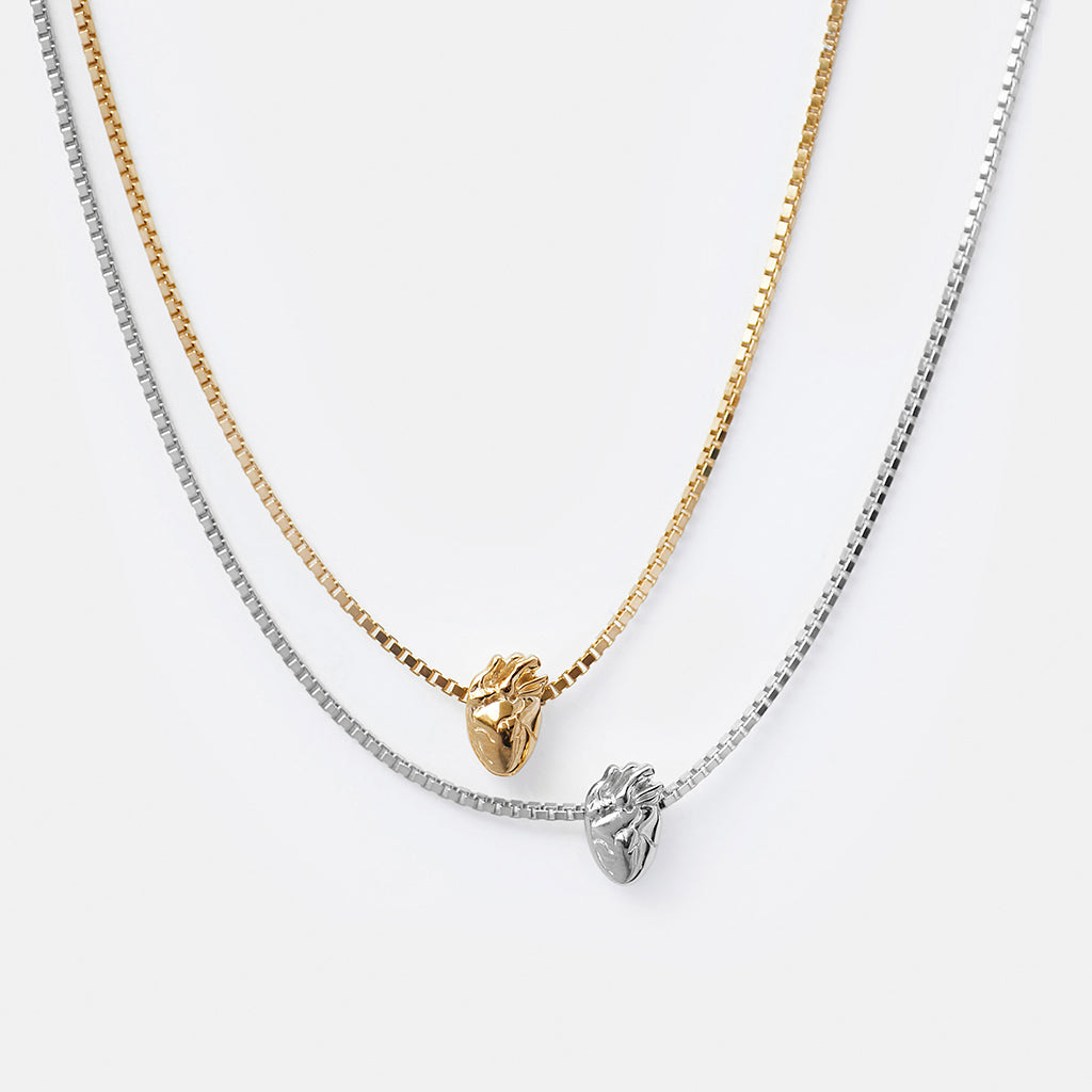 I Carry Your Heart Necklace Set | Silver &amp; Gold