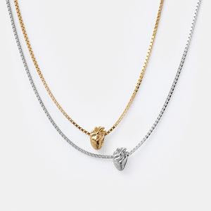 I Carry Your Heart Necklace Set | Silver & Gold