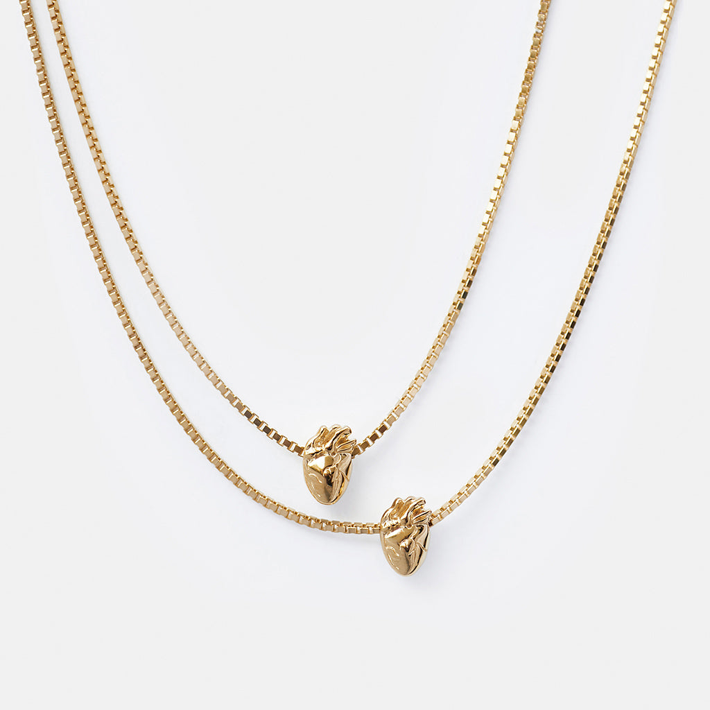 I Carry Your Heart Necklace Gold Set