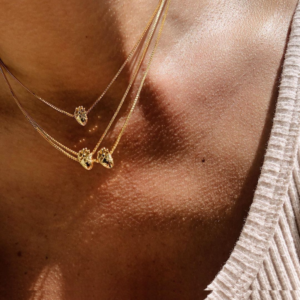 Heart bracelet and 2025 shield key necklace