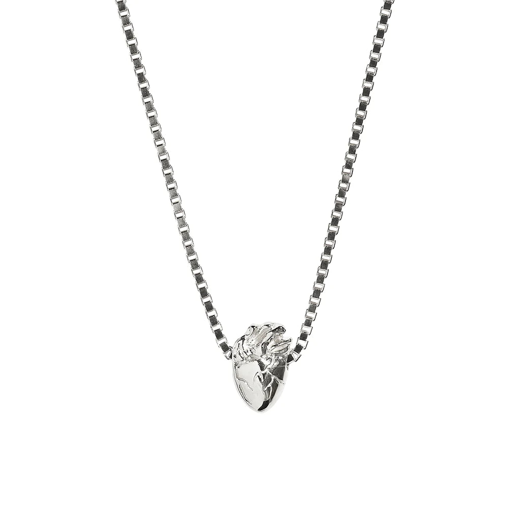 I Carry Your Heart Necklace Silver Set