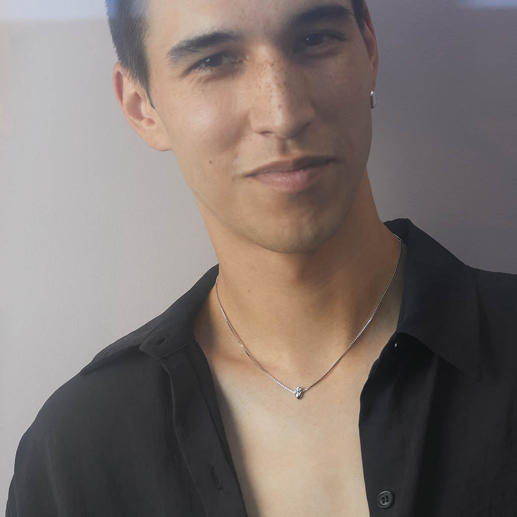 I Carry Your Heart Necklace Silver Set