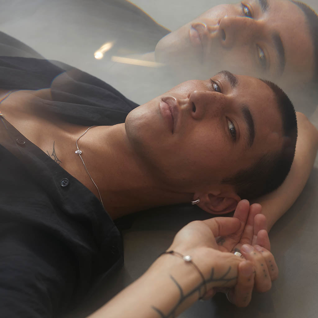 I Carry Your Heart Necklace Silver Set