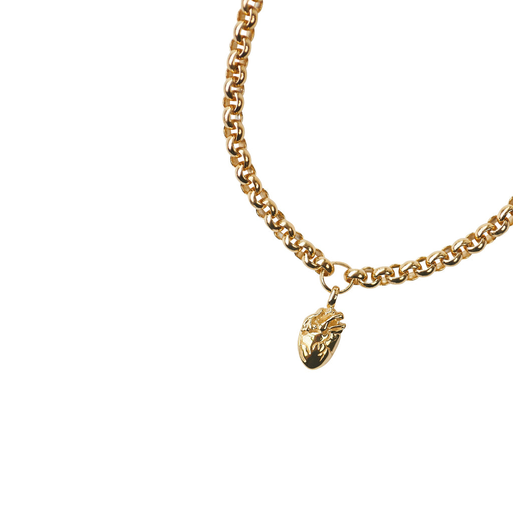 I Carry Your Heart Rollo Chain Bracelet | Gold