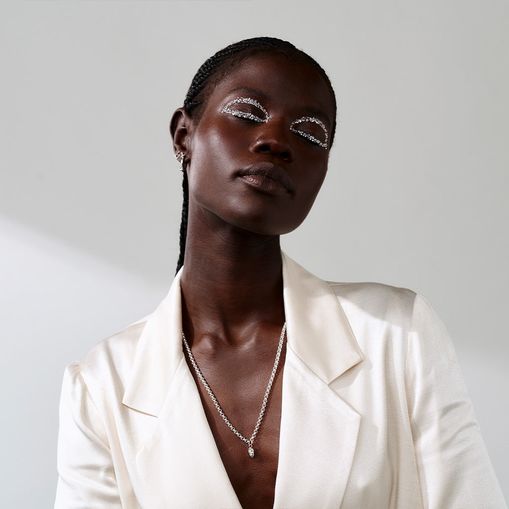 I Carry Your Heart Rollo Chain Bracelet Silver