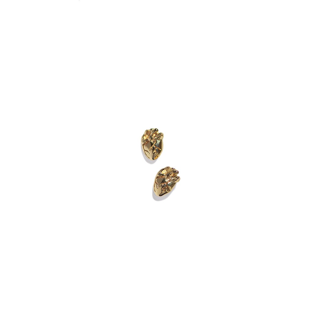I Carry Your Heart Earrings | Gold Plate