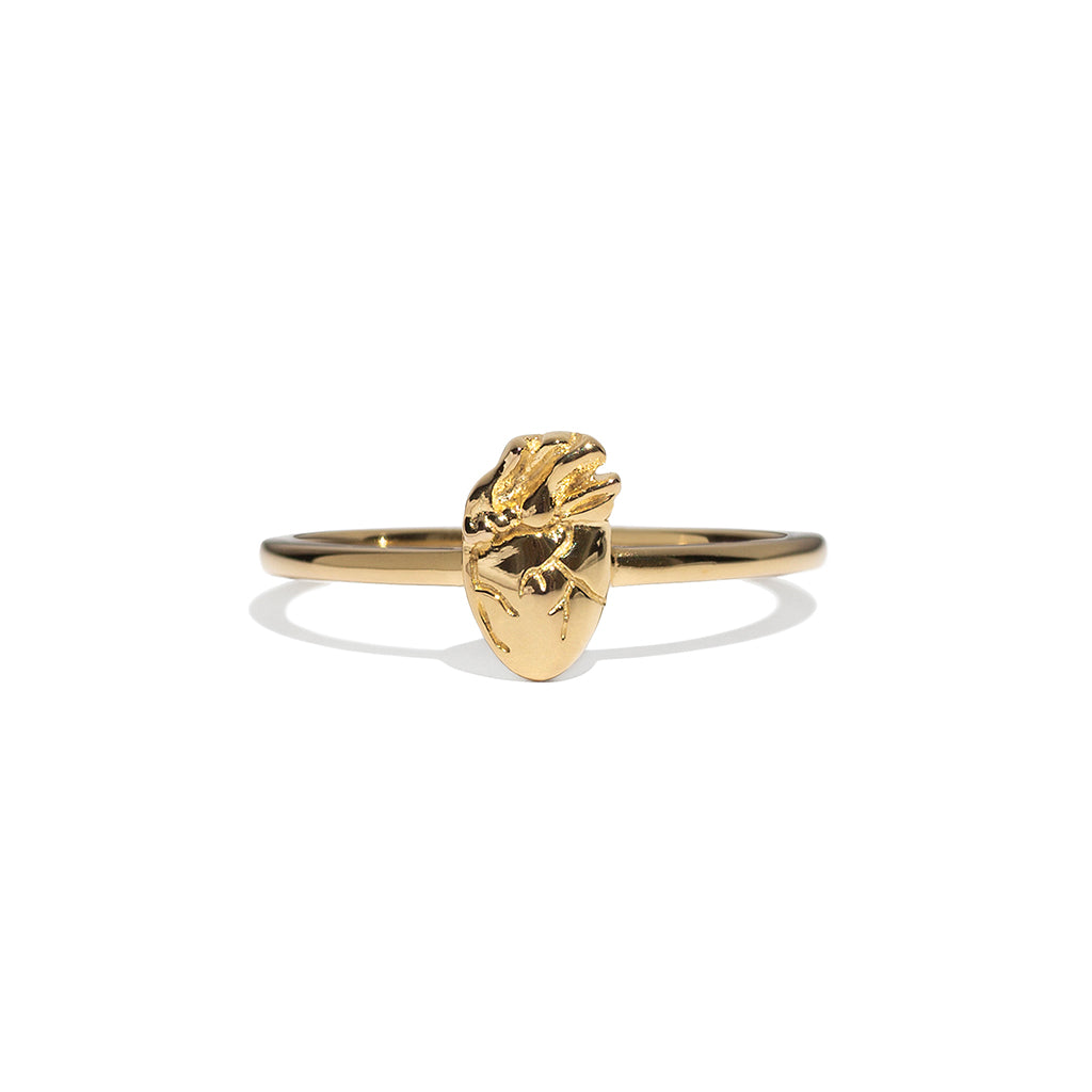 I Carry Your Heart Ring | Gold Vermeil